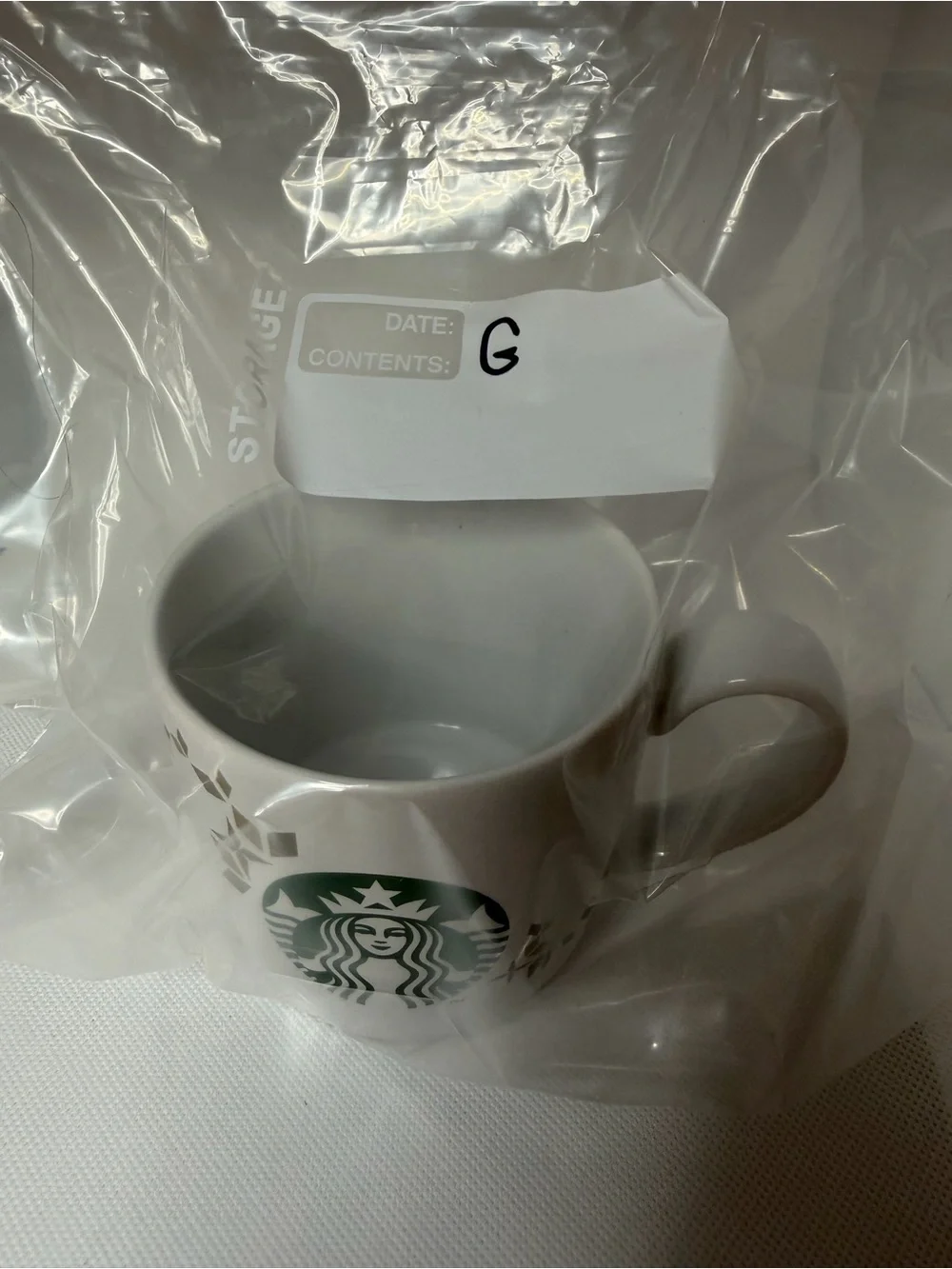 Starbucks Mug Coffee Cup Holiday Collection 2013 Mermaid Logo 14 oz